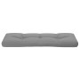 Cojín para sofá de palets tela gris 120x40x12 cm de , Cojines para sillas y sofás - Ref: Foro24-360624, Precio: 32,57 €, Desc...