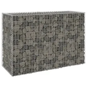 Muro de gaviones con cubiertas acero galvanizado 150x60x100 cm de vidaXL, Paneles de vallas - Ref: Foro24-147814, Precio: 96,...