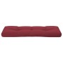 Cojín para sofá de palets de tela rojo tinto 120x40x12 cm de , Cojines para sillas y sofás - Ref: Foro24-360632, Precio: 32,6...