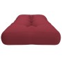 Cojín para sofá de palets de tela rojo tinto 120x40x12 cm de , Cojines para sillas y sofás - Ref: Foro24-360632, Precio: 32,6...