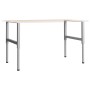 Estructura de banco de trabajo 2 uds metal 85x(69-95,5)cm gris de vidaXL, Patas para mesas - Ref: Foro24-147934, Precio: 65,0...
