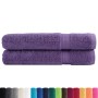 Toallas de sauna SOLUND 2 unidades morado 80x200 cm 600 gsm de , Toallas - Ref: Foro24-137362, Precio: 41,20 €, Descuento: %