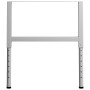 Estructura de banco de trabajo 2 uds metal 85x(69-95,5)cm gris de vidaXL, Patas para mesas - Ref: Foro24-147934, Precio: 65,0...