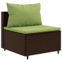 Set de sofás de jardín 10 pzas y cojines ratán sintético marrón de , Conjuntos de jardín - Ref: Foro24-3308350, Precio: 766,8...
