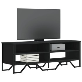 Mueble de TV madera de ingeniería negro 122x34x41 cm de , Muebles TV - Ref: Foro24-848569, Precio: 62,58 €, Descuento: %