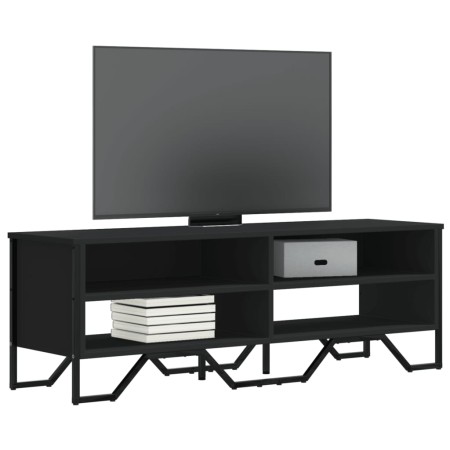 Mueble de TV madera de ingeniería negro 122x34x41 cm de , Muebles TV - Ref: Foro24-848569, Precio: 62,58 €, Descuento: %