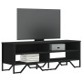 Mueble de TV madera de ingeniería negro 122x34x41 cm de , Muebles TV - Ref: Foro24-848569, Precio: 62,58 €, Descuento: %