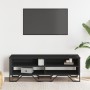 Mueble de TV madera de ingeniería negro 122x34x41 cm de , Muebles TV - Ref: Foro24-848569, Precio: 62,58 €, Descuento: %