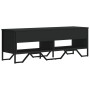 Mueble de TV madera de ingeniería negro 122x34x41 cm de , Muebles TV - Ref: Foro24-848569, Precio: 62,58 €, Descuento: %