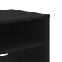 Mueble de TV madera de ingeniería negro 122x34x41 cm de , Muebles TV - Ref: Foro24-848569, Precio: 62,58 €, Descuento: %