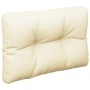 Cojines para sofá de palets 2 unidades tela crema de , Cojines para sillas y sofás - Ref: Foro24-360647, Precio: 41,12 €, Des...