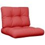 Cojines para palets 2 unidades tela rojo de , Cojines para sillas y sofás - Ref: Foro24-360651, Precio: 30,93 €, Descuento: %