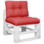 Cojines para palets 2 unidades tela rojo de , Cojines para sillas y sofás - Ref: Foro24-360651, Precio: 30,93 €, Descuento: %