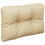 Cojines para palets 2 unidades tela beige de , Cojines para sillas y sofás - Ref: Foro24-360670, Precio: 65,39 €, Descuento: %