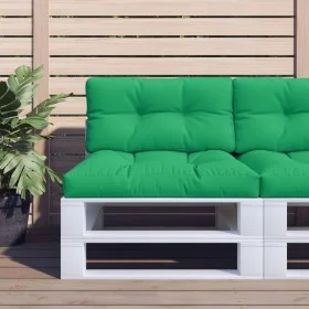 Cojines para palets 2 unidades tela verde de , Cojines para sillas y sofás - Ref: Foro24-360716, Precio: 49,63 €, Descuento: %