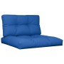 Cojines para palets 2 unidades tela azul royal de , Cojines para sillas y sofás - Ref: Foro24-360721, Precio: 54,17 €, Descue...