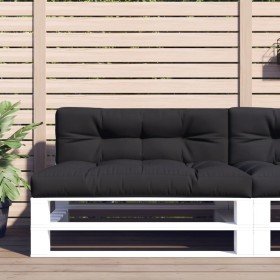 Cojines para palets 2 unidades tela negro de , Cojines para sillas y sofás - Ref: Foro24-360740, Precio: 118,89 €, Descuento: %