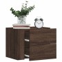 Mesita de noche de pared marrón roble 45x30x35 cm de , Mesitas de noche - Ref: Foro24-848337, Precio: 43,04 €, Descuento: %