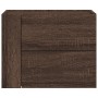 Mesita de noche de pared marrón roble 45x30x35 cm de , Mesitas de noche - Ref: Foro24-848337, Precio: 43,04 €, Descuento: %