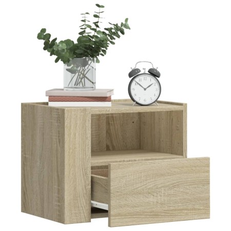 Mesitas de noche de pared 2 unidades roble Sonoma 45x30x35 cm de , Mesitas de noche - Ref: Foro24-848316, Precio: 68,35 €, De...