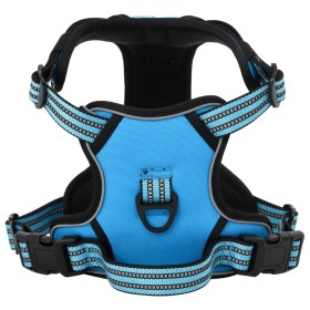 Arnés para perros con bandas reflectantes ajustables azul S de , Productos para perros - Ref: Foro24-4013361, Precio: 22,39 €...