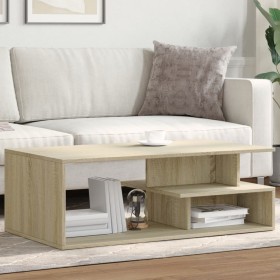 Mesa de centro madera de ingeniería roble Sonoma 102x55x35 cm de , Mesas de centro - Ref: Foro24-848012, Precio: 66,45 €, Des...