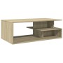 Mesa de centro madera de ingeniería roble Sonoma 102x55x35 cm de , Mesas de centro - Ref: Foro24-848012, Precio: 66,45 €, Des...