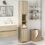 Armario de baño madera contrachapada color roble 30x30x183,5 cm de , Muebles de baño - Ref: Foro24-849608, Precio: 70,07 €, D...