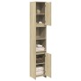 Armario de baño madera contrachapada color roble 30x30x183,5 cm de , Muebles de baño - Ref: Foro24-849608, Precio: 70,07 €, D...