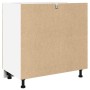 Armario inferior cajón contrachapado color roble 80x46x81,5cm de , Armarios de cocina - Ref: Foro24-849615, Precio: 93,68 €, ...