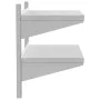Estante de pared acero inoxidable plateado 75x40x60 cm de , Estantes y estanterías - Ref: Foro24-30312, Precio: 54,10 €, Desc...