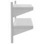Estante de pared acero inoxidable plateado 100x30x60 cm de , Estantes y estanterías - Ref: Foro24-30310, Precio: 69,61 €, Des...