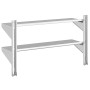 Estante de pared acero inoxidable plateado 100x30x60 cm de , Estantes y estanterías - Ref: Foro24-30310, Precio: 69,61 €, Des...