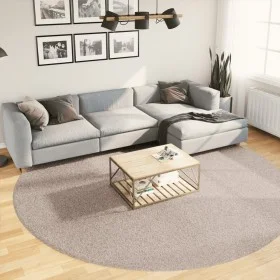 Alfombra peluda de pelo largo moderna PAMPLONA beige Ø 280 cm de , Alfombras - Ref: Foro24-375227, Precio: 163,30 €, Descuent...