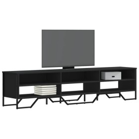 Mueble de TV madera de ingeniería negro 180x34x41 cm de , Muebles TV - Ref: Foro24-848574, Precio: 79,71 €, Descuento: %