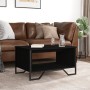Mesa de centro madera de ingeniería negra 75x51x40 cm de , Mesas de centro - Ref: Foro24-848484, Precio: 51,39 €, Descuento: %