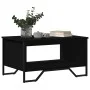 Mesa de centro madera de ingeniería negra 75x51x40 cm de , Mesas de centro - Ref: Foro24-848484, Precio: 50,61 €, Descuento: %