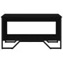 Mesa de centro madera de ingeniería negra 75x51x40 cm de , Mesas de centro - Ref: Foro24-848484, Precio: 50,61 €, Descuento: %