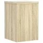 Soportes de plantas 2 uds madera roble Sonoma 25x25x35 cm de , Soportes para macetas - Ref: Foro24-852908, Precio: 39,76 €, D...