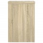 Soportes de plantas 2 uds madera roble Sonoma 25x25x35 cm de , Soportes para macetas - Ref: Foro24-852908, Precio: 32,39 €, D...