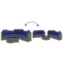 Set de muebles de jardín 6 pzas y cojines ratán sintético gris de , Conjuntos de jardín - Ref: Foro24-3308423, Precio: 402,23...