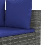 Set de muebles de jardín 6 pzas y cojines ratán sintético gris de , Conjuntos de jardín - Ref: Foro24-3308423, Precio: 402,23...