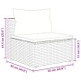 Set de sofás de jardín 4 pzas y cojines ratán sintético gris de , Conjuntos de jardín - Ref: Foro24-3308367, Precio: 249,84 €...