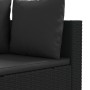Set de sofás de jardín 7 pzas con cojines ratán sintético negro de , Conjuntos de jardín - Ref: Foro24-3308435, Precio: 527,9...