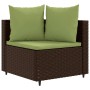 Set de sofás de jardín 10 pzas y cojines ratán sintético marrón de , Conjuntos de jardín - Ref: Foro24-3308414, Precio: 774,3...