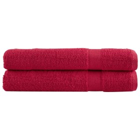 Toallas premium SOLUND 2 unidades rojo 100x200 cm 600 gsm de , Toallas - Ref: Foro24-137413, Precio: 58,35 €, Descuento: %