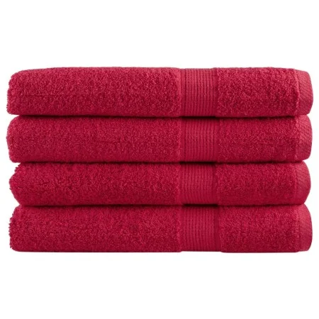 Toallas de sauna SOLUND 4 unidades rojo 80x200 cm 600 gsm de , Toallas - Ref: Foro24-137411, Precio: 75,33 €, Descuento: %