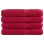 Toallas de sauna SOLUND 4 unidades rojo 80x200 cm 600 gsm de , Toallas - Ref: Foro24-137411, Precio: 75,33 €, Descuento: %