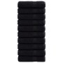 Toallas de ducha SOLUND 10 unidades negro 70x140 cm 600 gsm de , Toallas - Ref: Foro24-137430, Precio: 129,83 €, Descuento: %