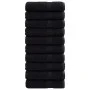 Toallas de ducha SOLUND 10 unidades negro 70x140 cm 600 gsm de , Toallas - Ref: Foro24-137430, Precio: 122,11 €, Descuento: %